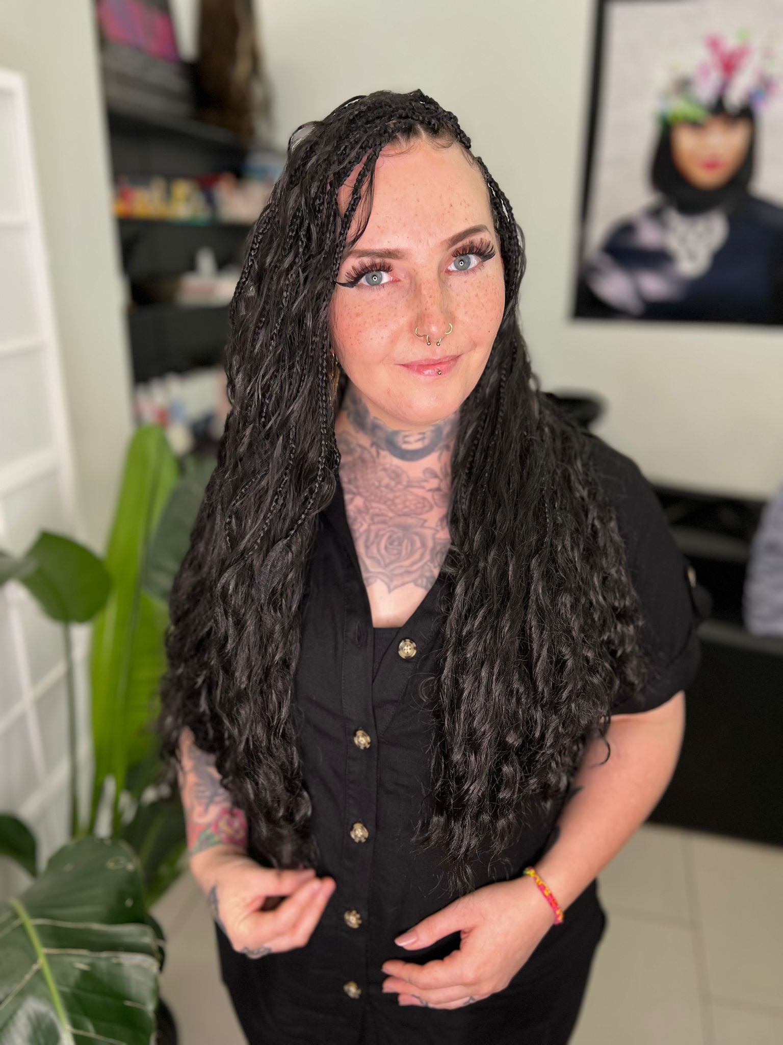 Braiding hairstyle result 2