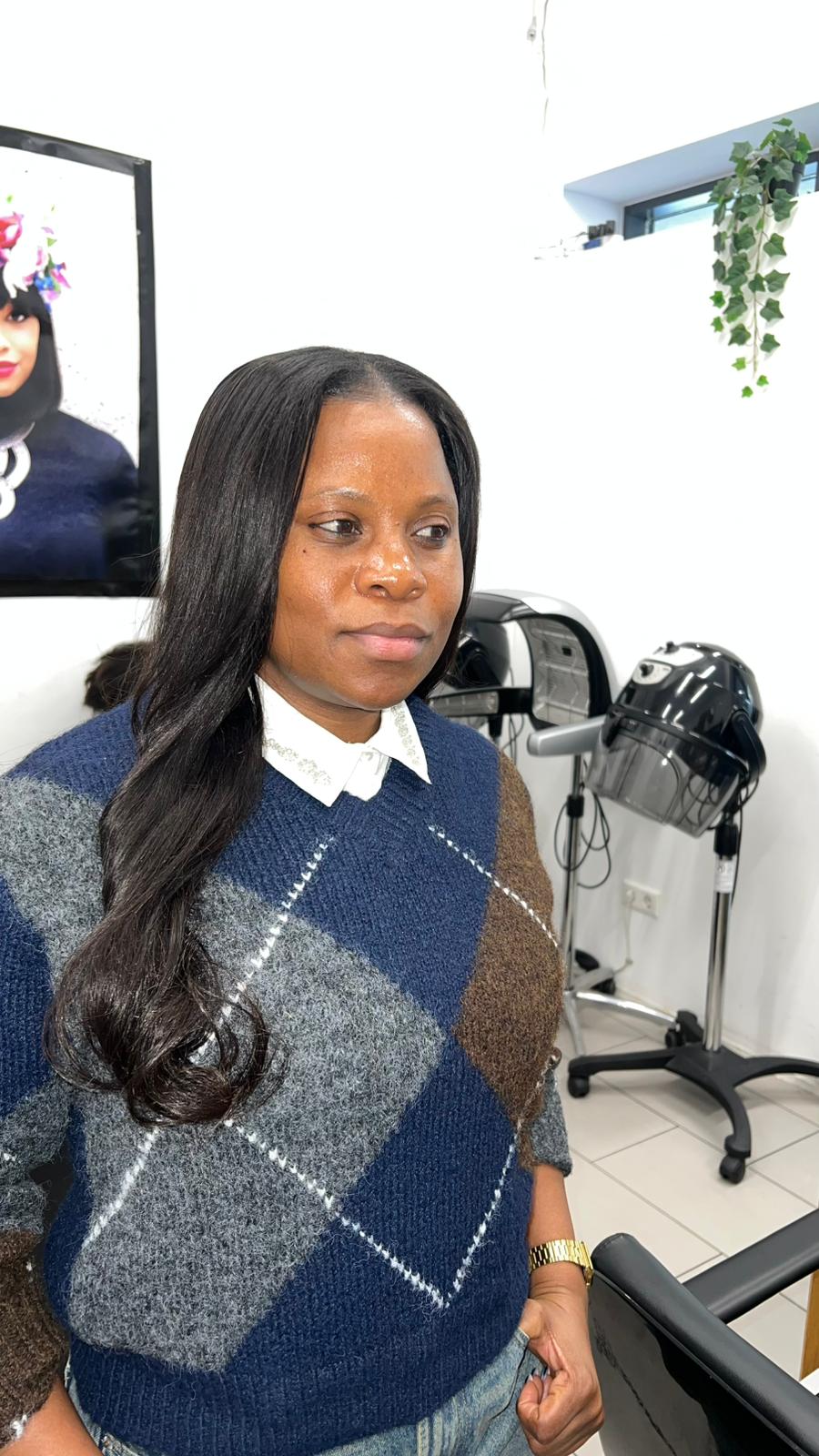 Hair extension and wig work preview