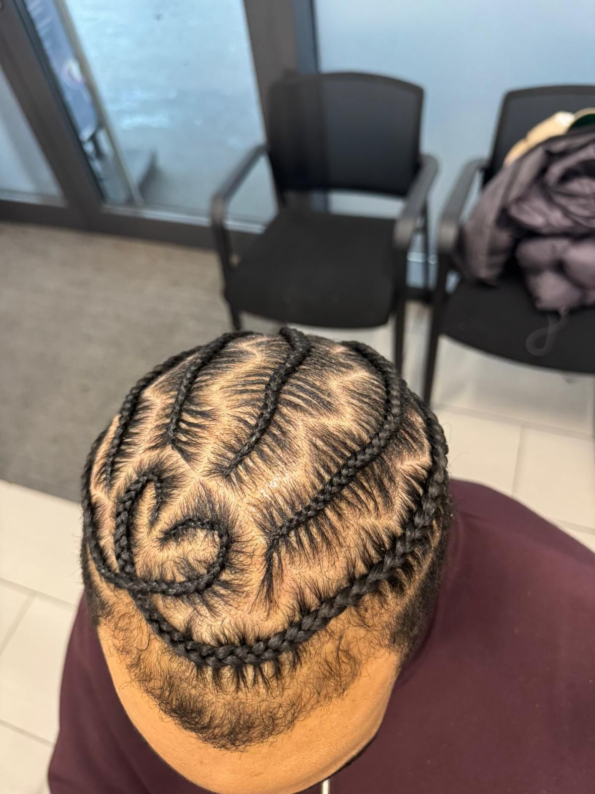 Men braid hairstyle result 1