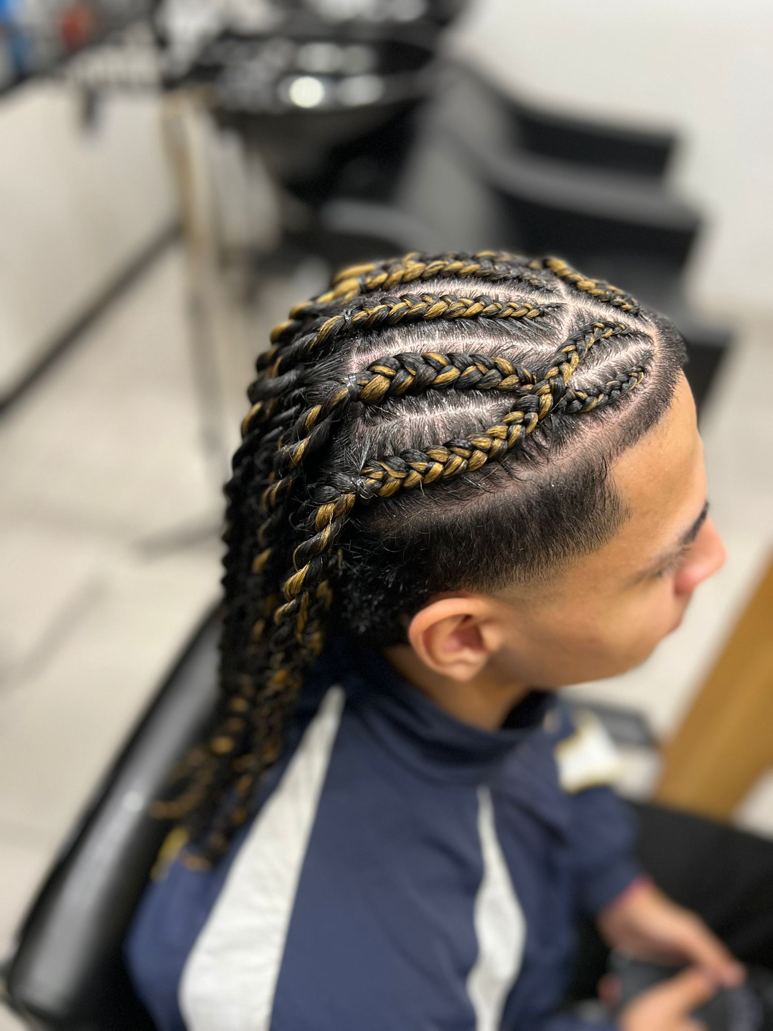 Men braid hairstyle result 2